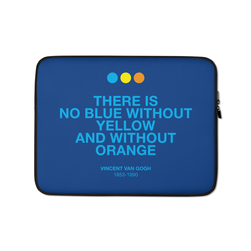 13″ There is No Blue Laptop Sleeve by Design Express