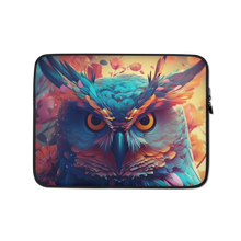 Colorful Owl Art Laptop Sleeve