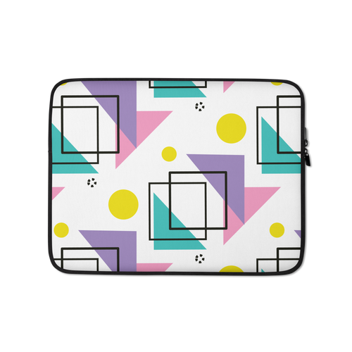 Memphis Colorful Pattern 02 Laptop Sleeve