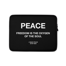 Freedom is the oxygen of the soul Laptop Sleeve