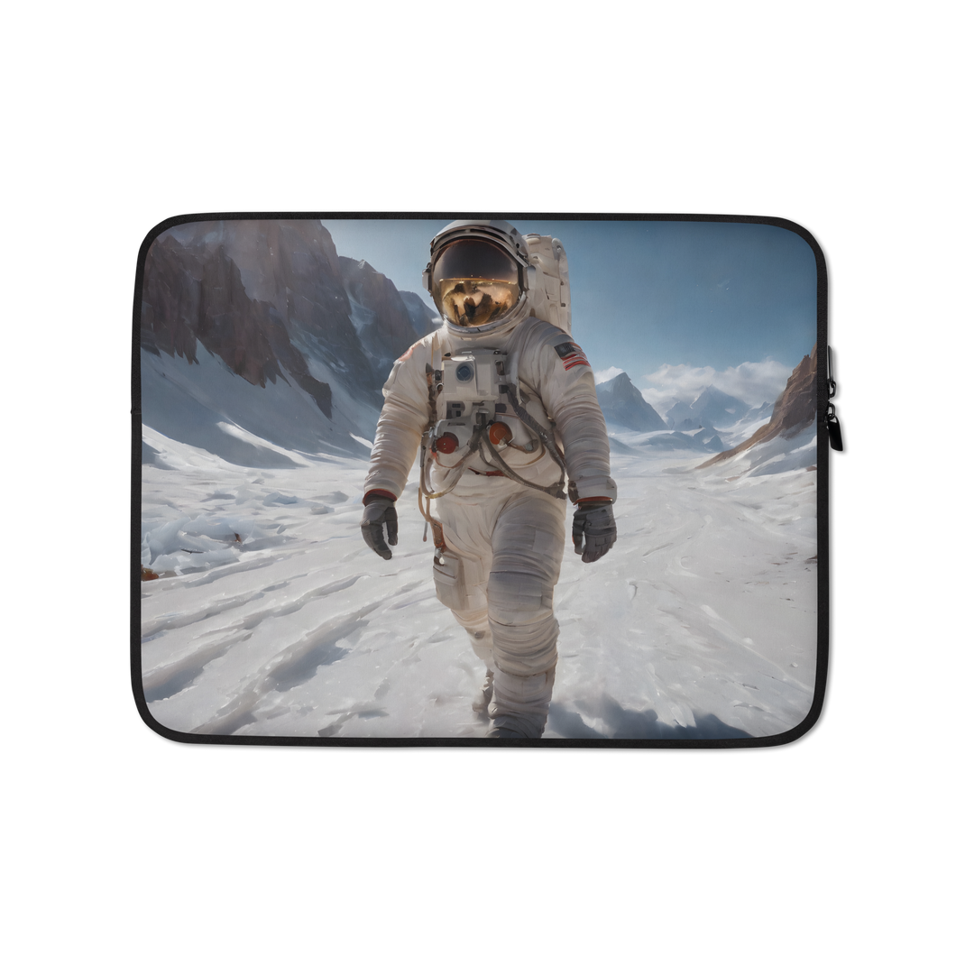 Astronaut Snow Laptop Sleeve