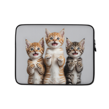 Funny Tripple Cats Laptop Sleeve