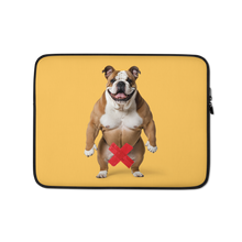 Bulldog X-Tape Yellow Laptop Sleeve