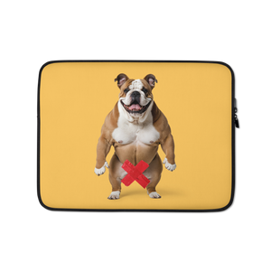 Bulldog X-Tape Yellow Laptop Sleeve