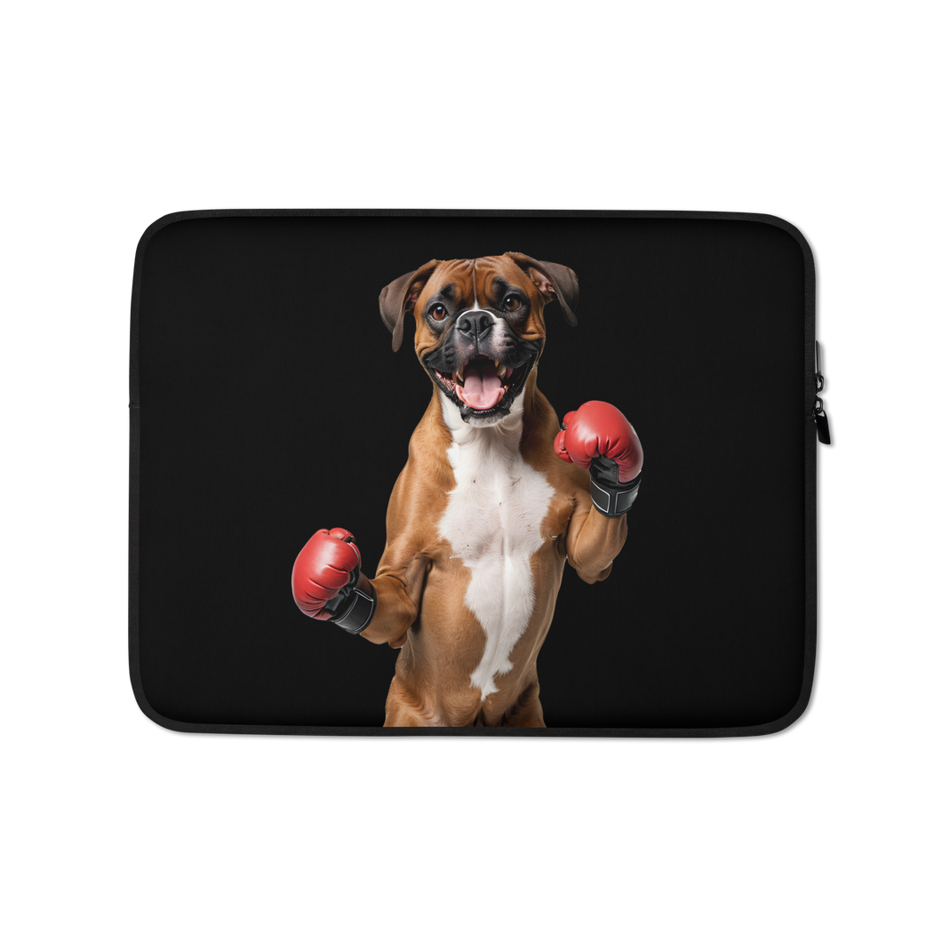 Boxer Boxing Black Laptop Sleeve