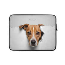 Funny Sad Dog Peep Laptop Sleeve