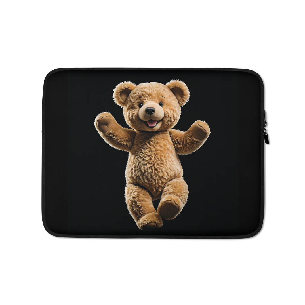 Happy Teddy Bear Laptop Sleeve