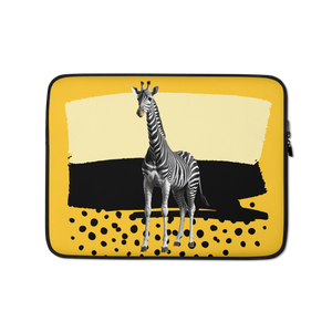 Giraffe Zebra Skin Laptop Sleeve