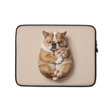 Cute Baby Cat and Dog Sleep Laptop Sleeve