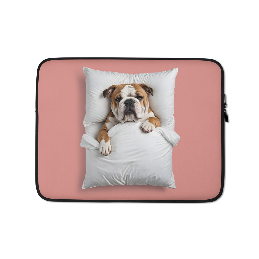 Sleeping Bulldog Laptop Sleeve