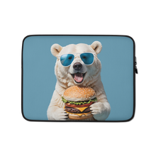 Polar Bear and Burger Laptop Sleeve