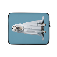 Dog in Ghost Costume Laptop Sleeve