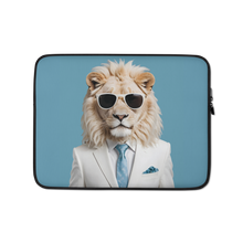 Funky White Lion Laptop Sleeve