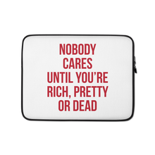 Nobody Cares (Funny) Laptop Sleeve