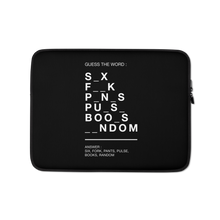 Guess The Word (Funny) Laptop Sleeve