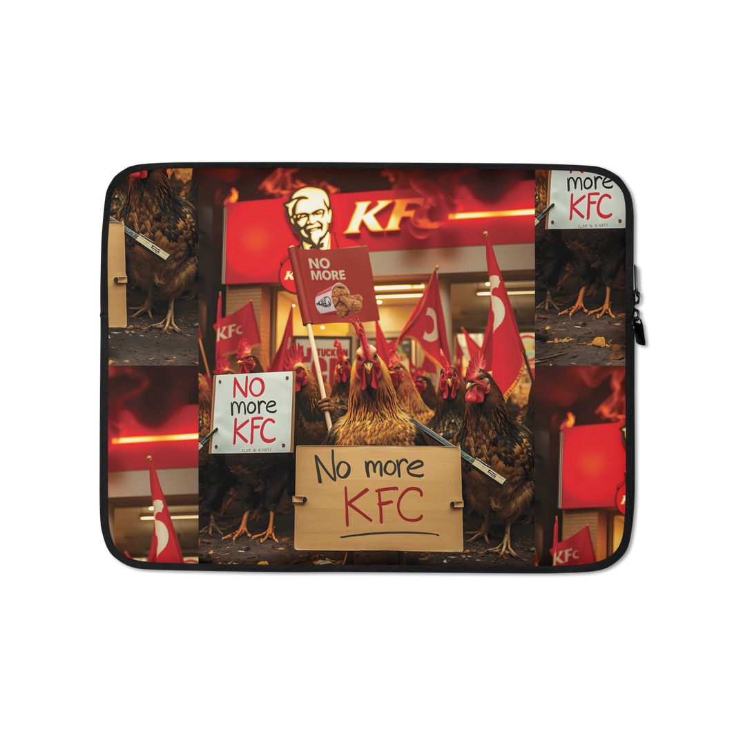 No More KFC (Chicken Demo) Laptop Sleeve