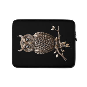 Owl Copper Art Laptop Sleeve