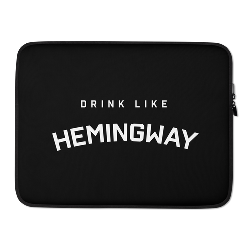 Drink Like Hemingway Laptop Sleeve