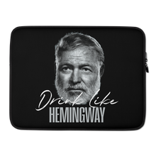 Drink Like Hemingway Portrait Laptop Sleeve