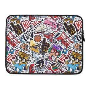 Street Art College Pattern Laptop Sleeve