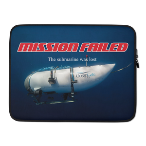 Ocean Gate Mission Failed Laptop Sleeve