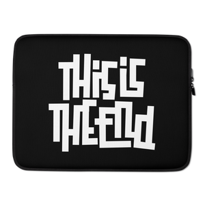 THIS IS THE END? Reverse Laptop Sleeve