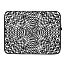 Vertigo Optical Illusion Background Laptop Sleeve