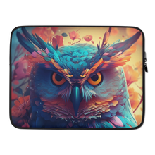 Colorful Owl Art Laptop Sleeve