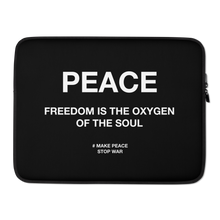 Freedom is the oxygen of the soul Laptop Sleeve