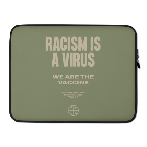 Racism is a Virus Laptop Sleeve