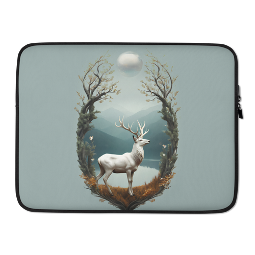 Deer By The Lake Laptop Sleeve