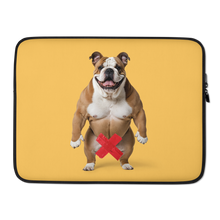 Bulldog X-Tape Yellow Laptop Sleeve