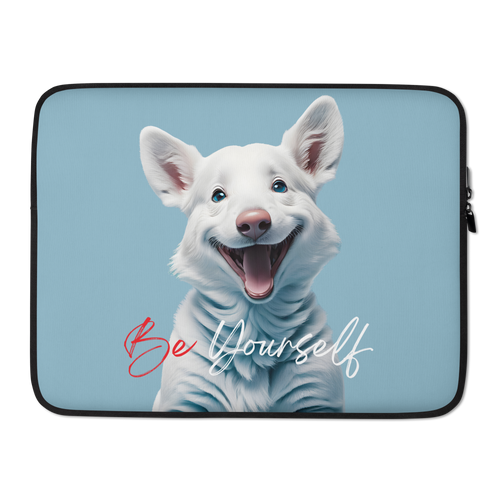 Cute Dog Be Yourself Laptop Sleeve