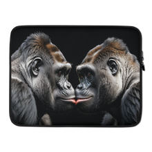 Gorilla Kissing Laptop Sleeve