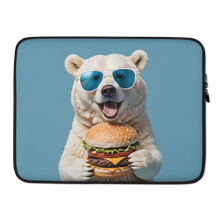 Polar Bear and Burger Laptop Sleeve