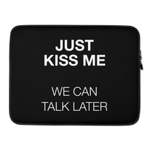 Just Kiss Me (Funny) Laptop Sleeve