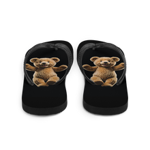 Happy Teddy Bear Flip Flops