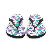 Memphis Colorful Pattern 03 Flip-Flops