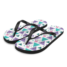 Memphis Colorful Pattern 03 Flip-Flops