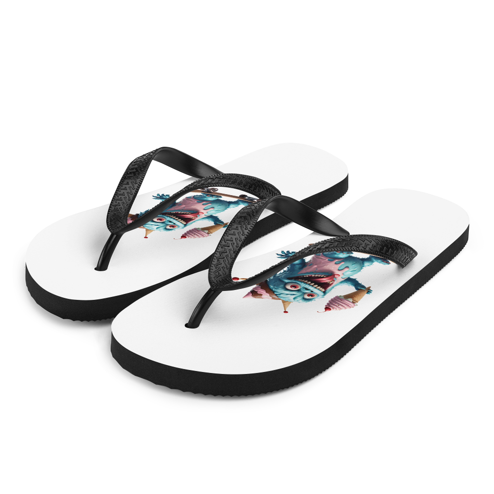 Ice Cream Monster Flip-Flops