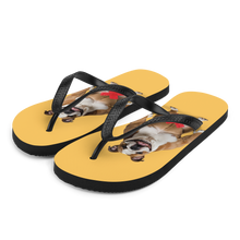 Bulldog X-Tape Yellow Flip Flops