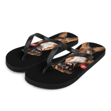 Boxer Boxing Black Flip Flops