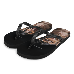 Happy Monkey Black Flip Flops