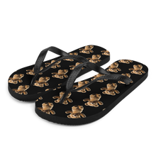 Happy Teddy Bear Pattern Flip Flops