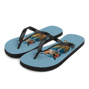 Blue Owl Flip Flops