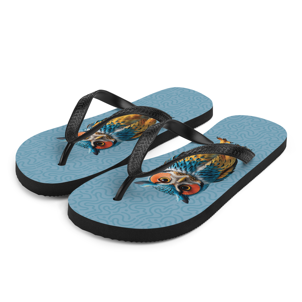 Blue Owl Flip Flops