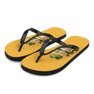 Frog Poop Flip Flops