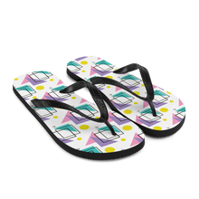 Memphis Colorful Pattern 02 Flip-Flops