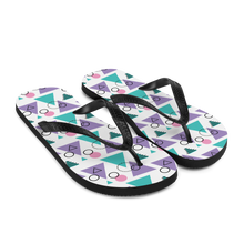 Memphis Colorful Pattern 03 Flip-Flops