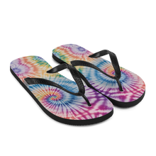 Tie Dye Colorful Pineapple Flip-Flops